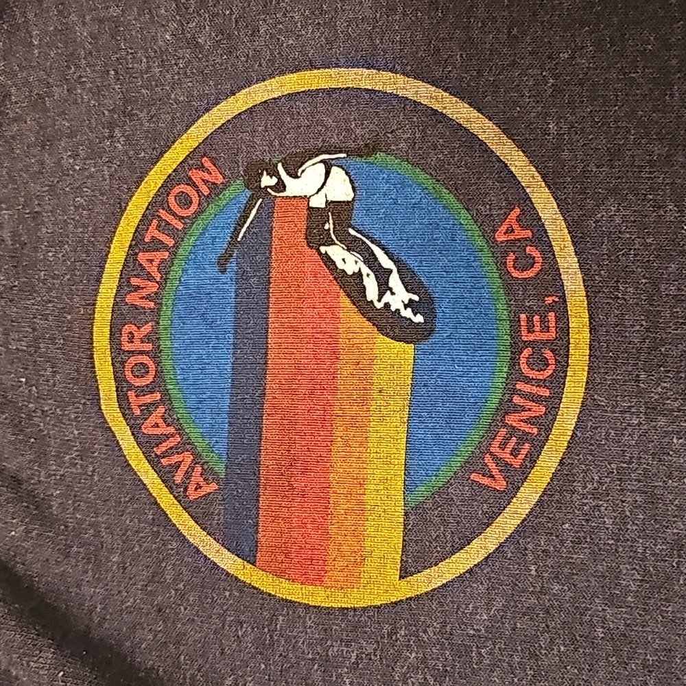 Adorable Aviator Nation Women's Navy Venice, CA Sweatpants, Size Medium